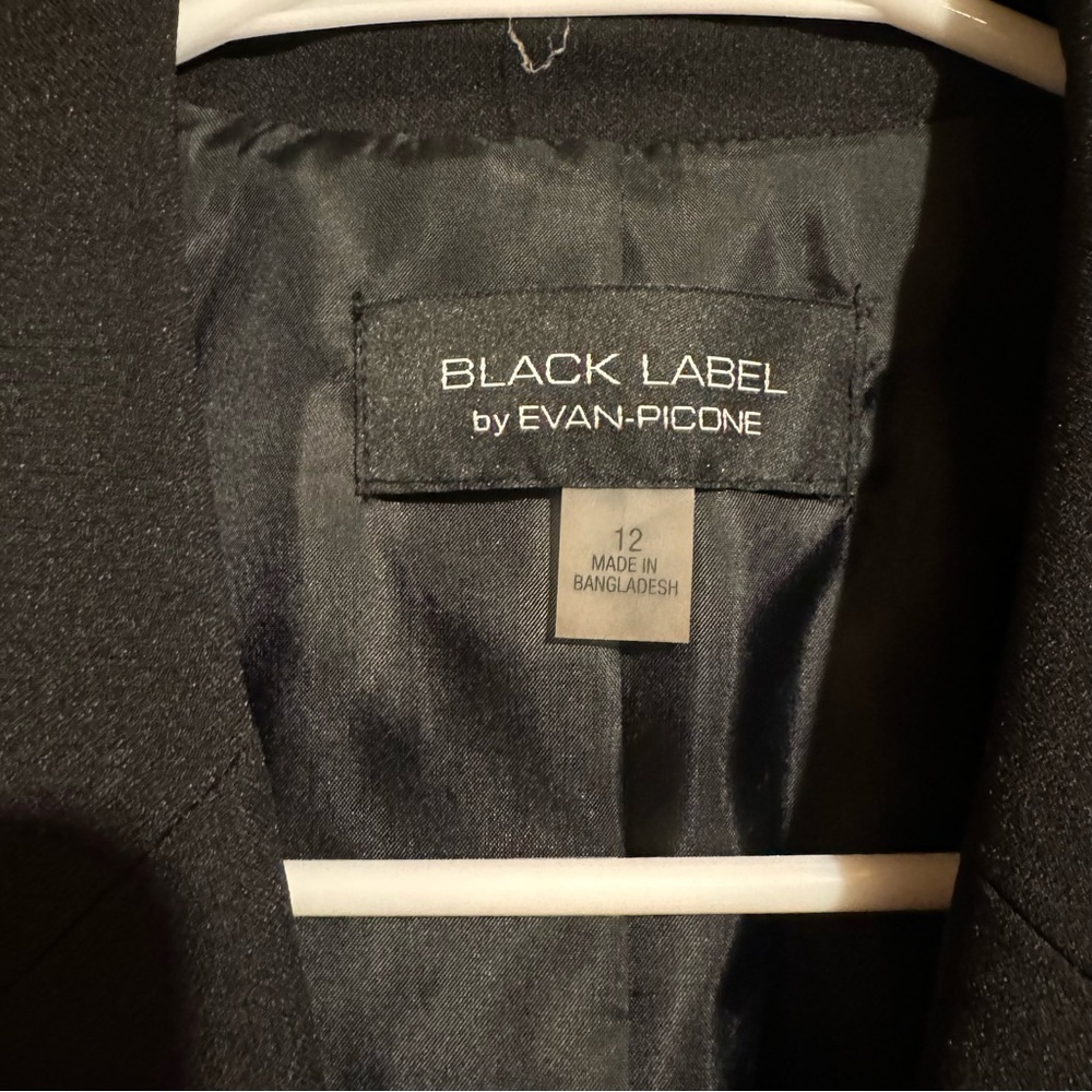Classic black blazer sz 12